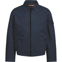 Boss Ocrush Stretch Cotton Twill Jacket - Navy - 40