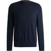 Boss Asac Sweatshirt with Embroidered Logo - Navy - XL