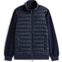 Tommy Hilfiger Quilted Zip-Thru Sweatshirt - Navy - XL