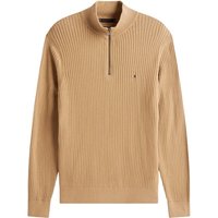 Tommy Hilfiger Quarter-Zip Jumper With Cashmere - Beige - 2XL