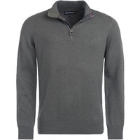 Barbour Cotton Half Zip Knitted Jumper - Green - 2XL
