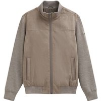 Bugatti Mens Full Zip Hybrid Jacket - Beige - XL