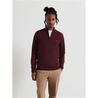 Farah Redchurch Merino Wool Sweater - Wine - XL