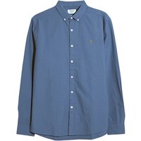 Farah Brewer Organic Cotton Oxford Shirt - Blue - S