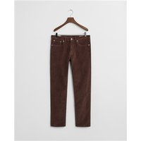 Gant Slim Fit Corduroy Jeans - Brown - 30/32