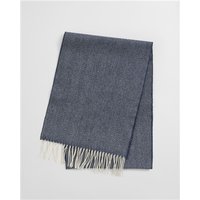 Gant Wool Herringbone Scarf - Navy - One