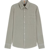 Boss Relegant Cotton Corduroy Shirt - Green - 2XL