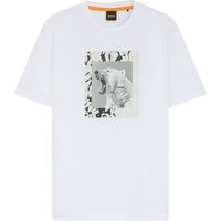 Boss Lupo Animal Print T-shirt - White - L