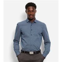 Olymp Patterned Business Shirt - Navy - M