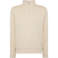 Remus Uomo Half-Zip Jersey Sweatshirt - Beige - M