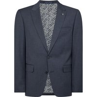 Remus Uomo Peppe Tapered Fit Linen-Blend Jacket - Navy - 38R