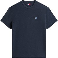Tommy Jeans Tonal Tommy Badge Crew Neck T-Shirt - DK Navy - XS