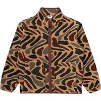 Parlez Hedgeman Zip Thru Camo Fleece - Brown - S