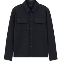 Bugatti Mens Knitted Shacket - Navy - M