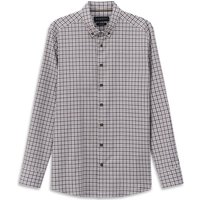 Bugatti Casual Check Pattern Shirt - Brown - XL
