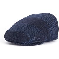 Barbour Deveron Tweed Flat Cap - Navy - M