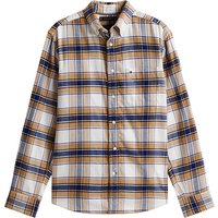 Tommy Hilfiger Hero Flannel Tartan Shirt - Beige - 2XL