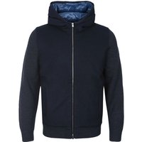 Boss P-Heflo Knitted Hooded Jacket - Navy - M