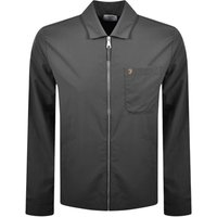 Farah Fintoni Zipped Overshirt - Grey - S