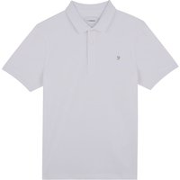 Farah Blanes Organic Cottont Polo Shirt - White - M