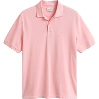 Gant 2 Tone Ss Polo Shirt - Pink - L