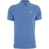 Barbour Tartan Pique Polo Shirt - Dark Blue - XL