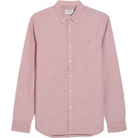 Farah Brewer Slim Fit Shirt - Coral Pink - L
