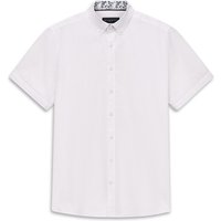Bugatti Casual Short Sleeve Oxford Shirt - White - 3XL