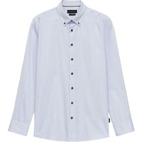 Bugatti Casual Satin Finish Shirt - Blue - 3XL