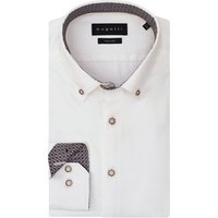 Bugatti Casual Long Sleeve Contrast Shirt - White - L