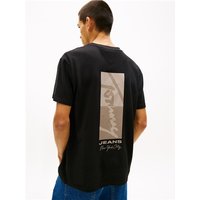 Tommy Jeans Sign Block T-shirt - Black - XS