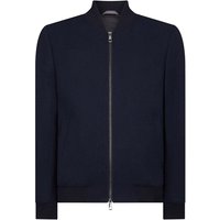 Remus Uomo Remus Flannel Bomber Jacket - Navy - XL