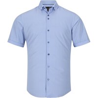 6th Sense Short Sleeve Printed Shirt Per 23 - Blue - M