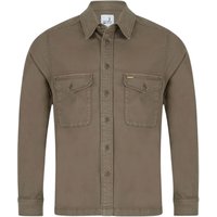 6th Sense Overshirt - Dark Khaki - L