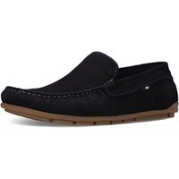 Bugatti Tao Slip On Mocassin Shoes - Navy - 46