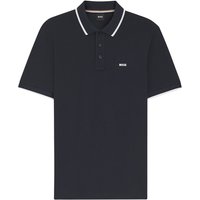 Boss Parlay Contrast Tipped Polo Shirt - Navy - XL