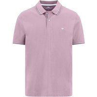 Fynch Hatton Contrast Tipping Polo Shirt - Magnolia - S
