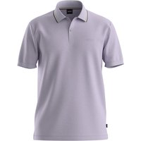 Boss Penrose Slim-fit Tipped Polo Shirt - Purple - L