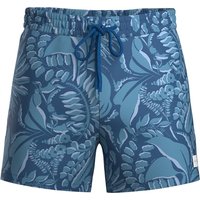 Boss Piranha Print Swim Shorts - Blue - S