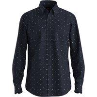 Boss Rickert_M Long Sleeve Patterned Shirt - Navy - M