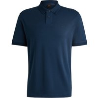 Boss Pe_Interlock Polo Shirt - Blue - XL
