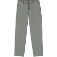 Boss Straight-tapered-fit Stretch Chinos - Grey - 30/32