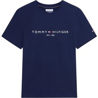 Tommy Hilfiger Linear Logo Embroidery T-Shirt - Navy - S