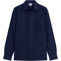 Tommy Hilfiger Cotton-Rich Lyocell Overshirt - Navy - S