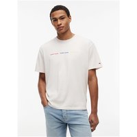 Tommy Jeans Repeat Graphic T-shirt - White - L