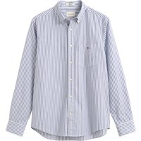 Gant Poplin Regular Fit Stripe Shirt - Blue - M