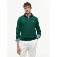 Tommy Hilfiger Pima Cotton Cashmere Blend Half Zip Sweater - Green - M