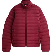 Tommy Hilfiger Flag Embroidery Packable Quilted Jacket - Wine - M