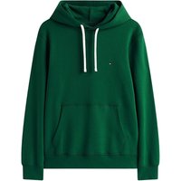 Tommy Hilfiger Peached Fleece Contrast Drawstring Hoodie - Green - XL