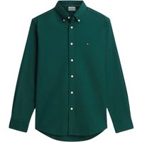 Tommy Hilfiger Flex Flannel Solid Coloured Shirt - Green - S